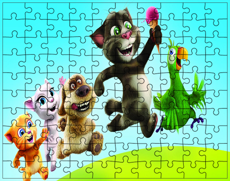 Puzzle Gadający Kot