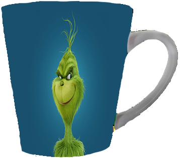 Kubek latte Grinch