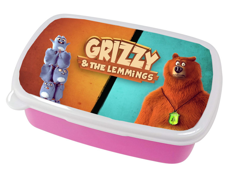 Pojemnik śniadaniowy Grizzy i Lemingi