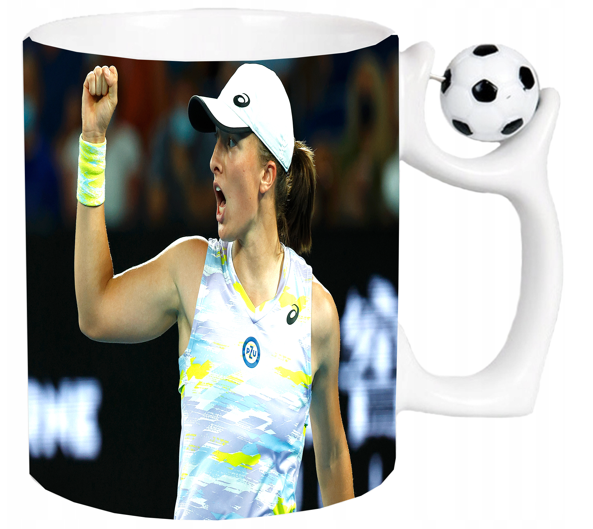 Kubek z uchwytem dla Fana Iga Świątek