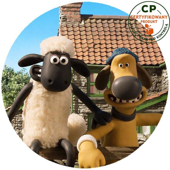 Opłatek na tort Baranek Shaun