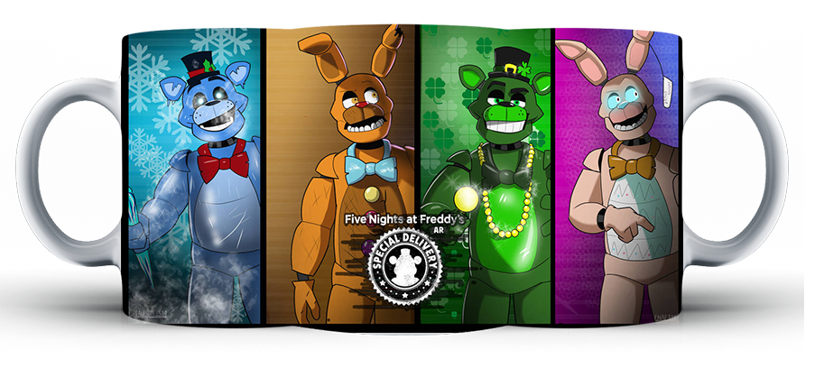 Kubek ceramiczny FNAF Five Nights at Freddy's