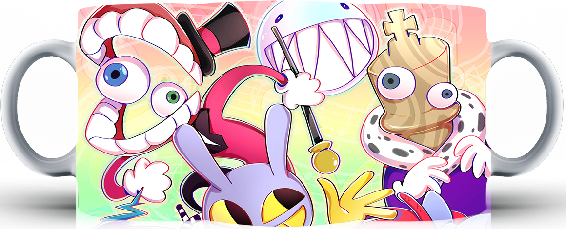 Kubek ceramiczny The Amazing Digital Circus - Niesamowity cyfrowy cyrk