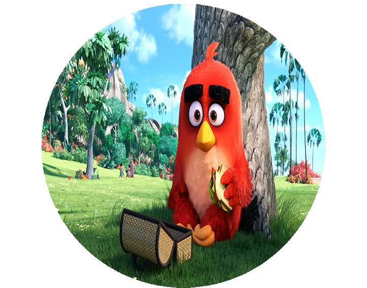 Opłatek na tort Angry Birds