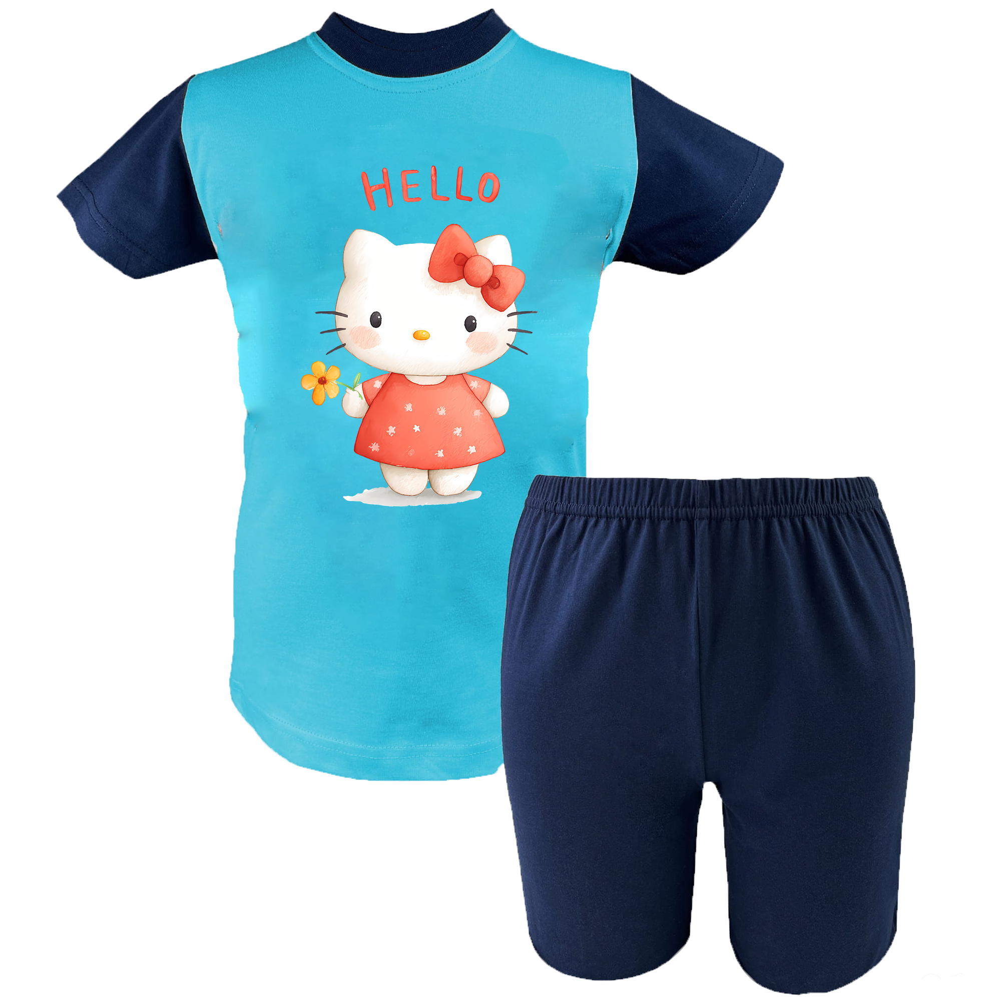 Krótka Piżama dziecięca Hello Kitty