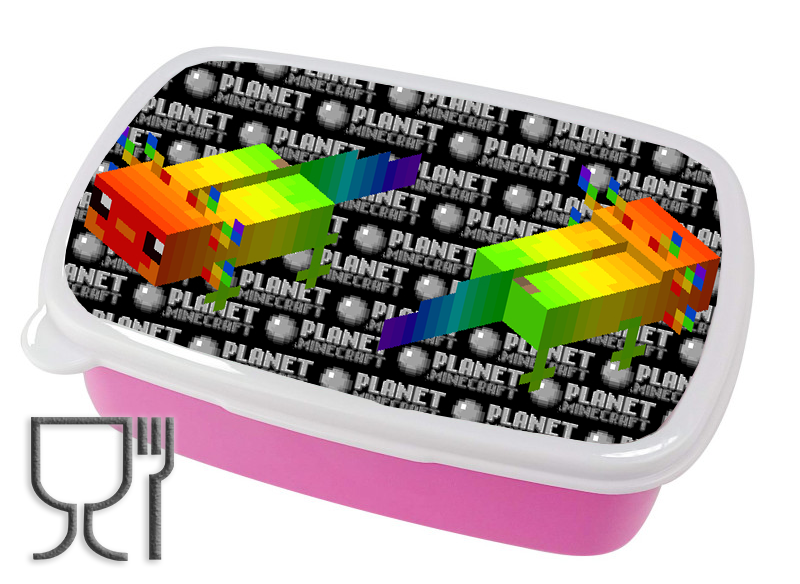 Pojemnik śniadaniowy Axolotl - Minecraft