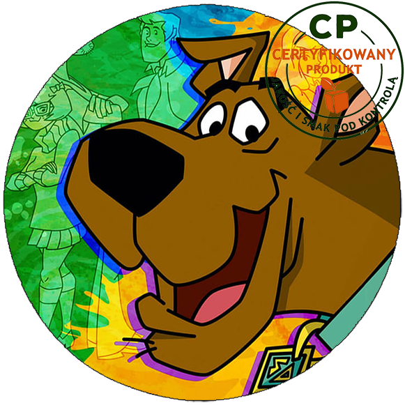 Opłatek na tort - Scoobie Doo
