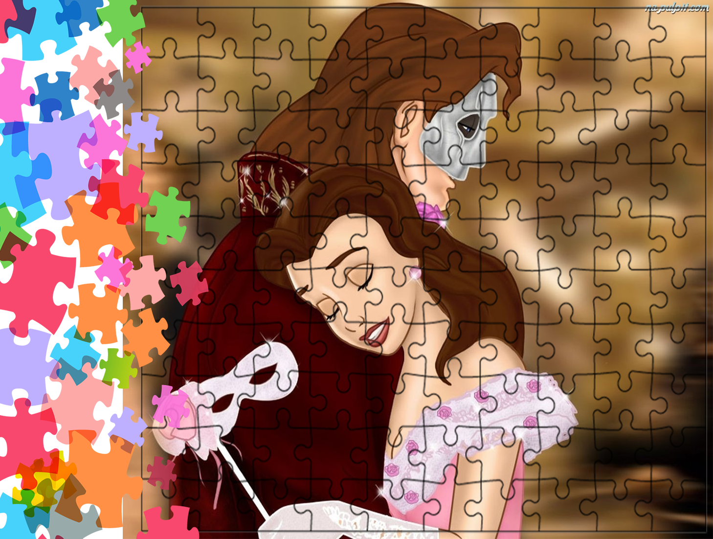 Puzzle tradycyjne - Piękna i Bestia