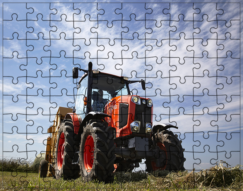 Puzzle Traktor Ciągnik
