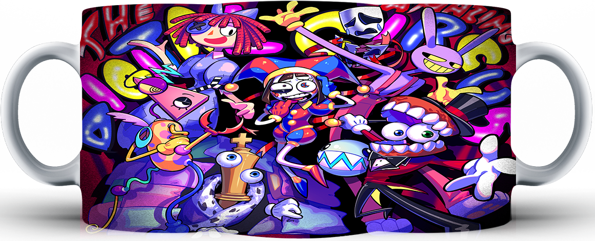 Kubek ceramiczny The Amazing Digital Circus - Niesamowity cyfrowy cyrk