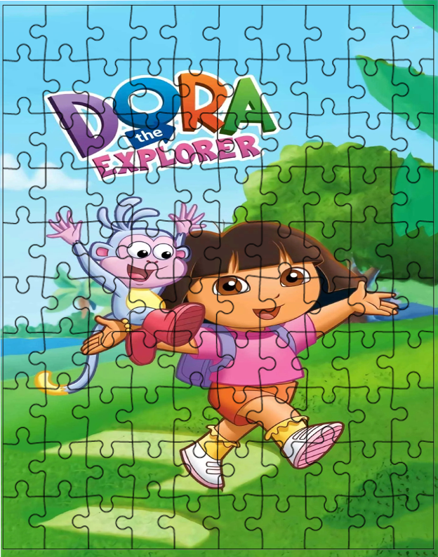 Puzzle tradycyjne Dora Odkrywca
