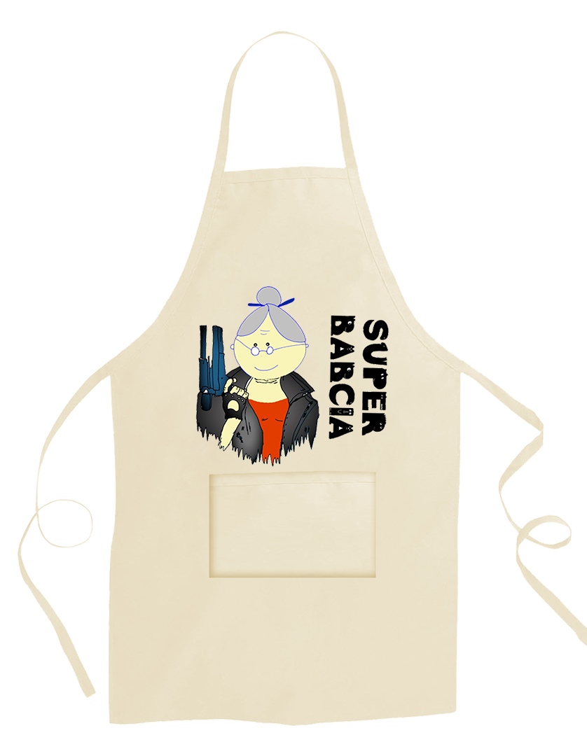 Fartuch Kuchenny Super Babcia