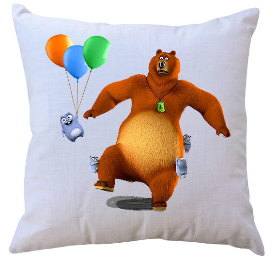 Poduszka Grizzy i Lemingi