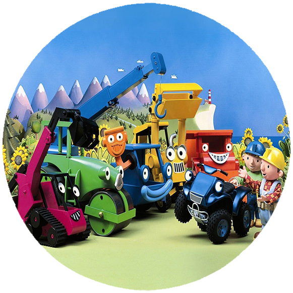 Opłatek na tort Bob Budowniczy