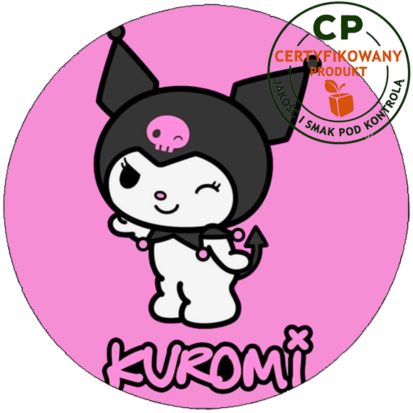 Opłatek na tort Kuromi