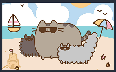 Magnes na lodówkę Pusheen