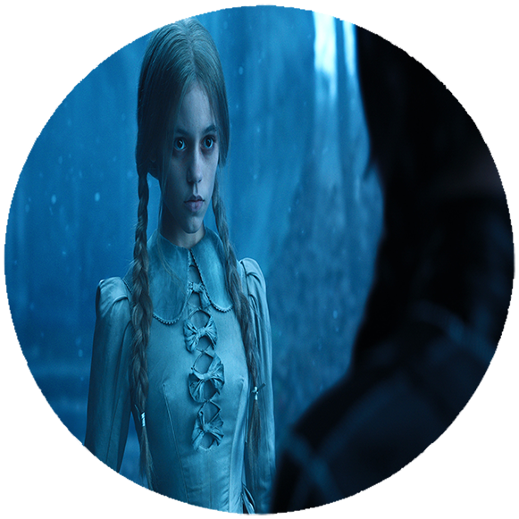 Opłatek na tort Wednesday Addams