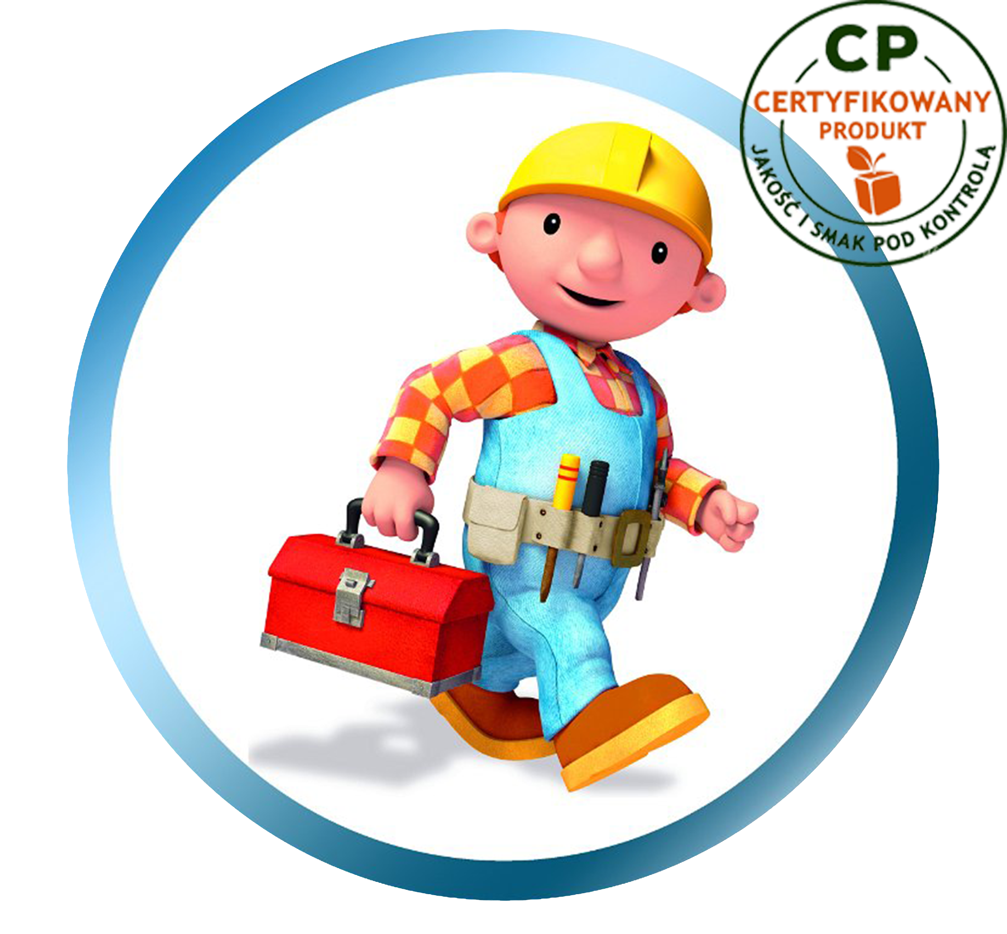 Opłatek na tort Bob Budowniczy