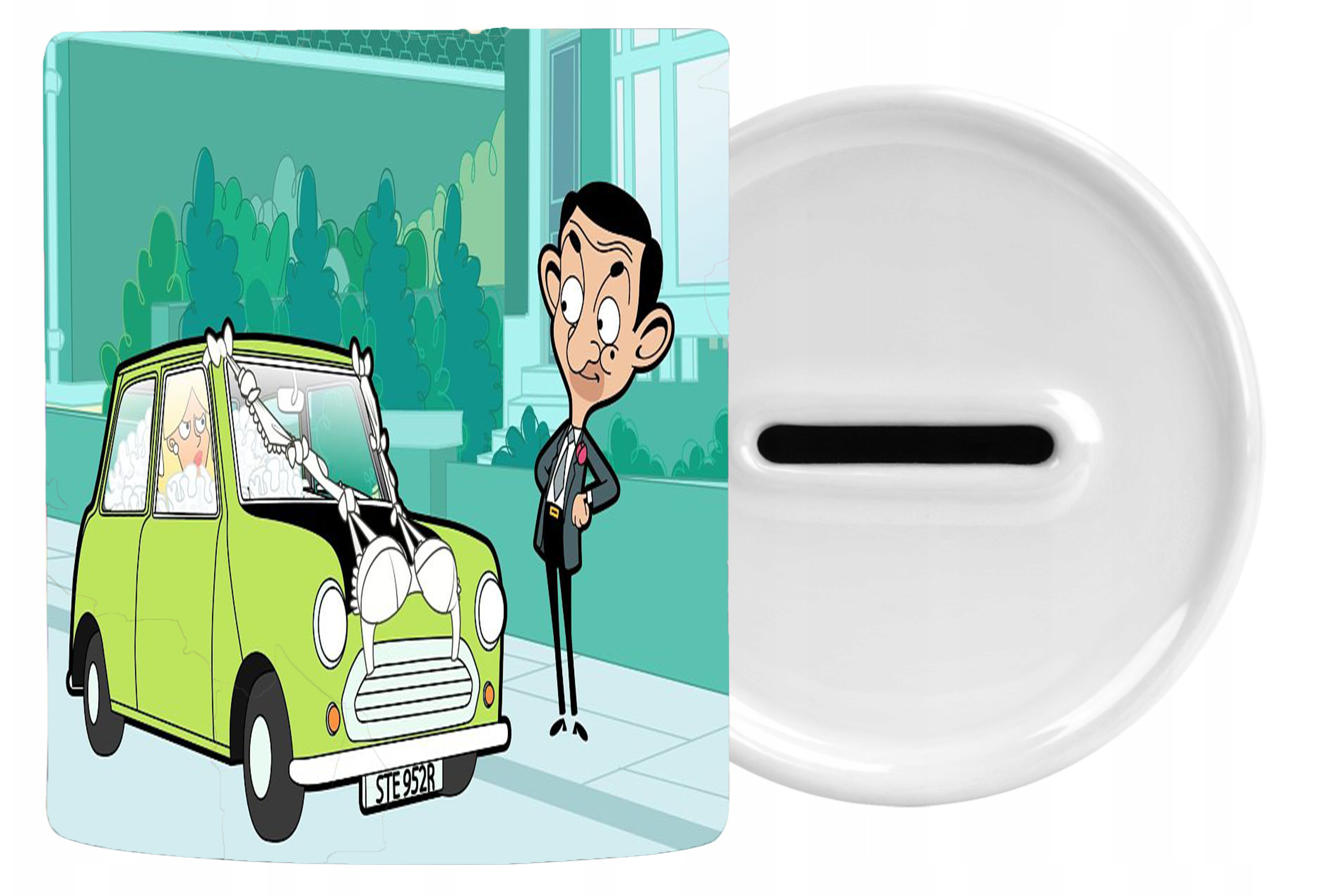 Skarbonka Ceramiczna Jaś Fasola - Mr.Bean