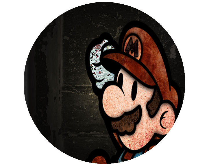 Opłatek na tort Mario Bros