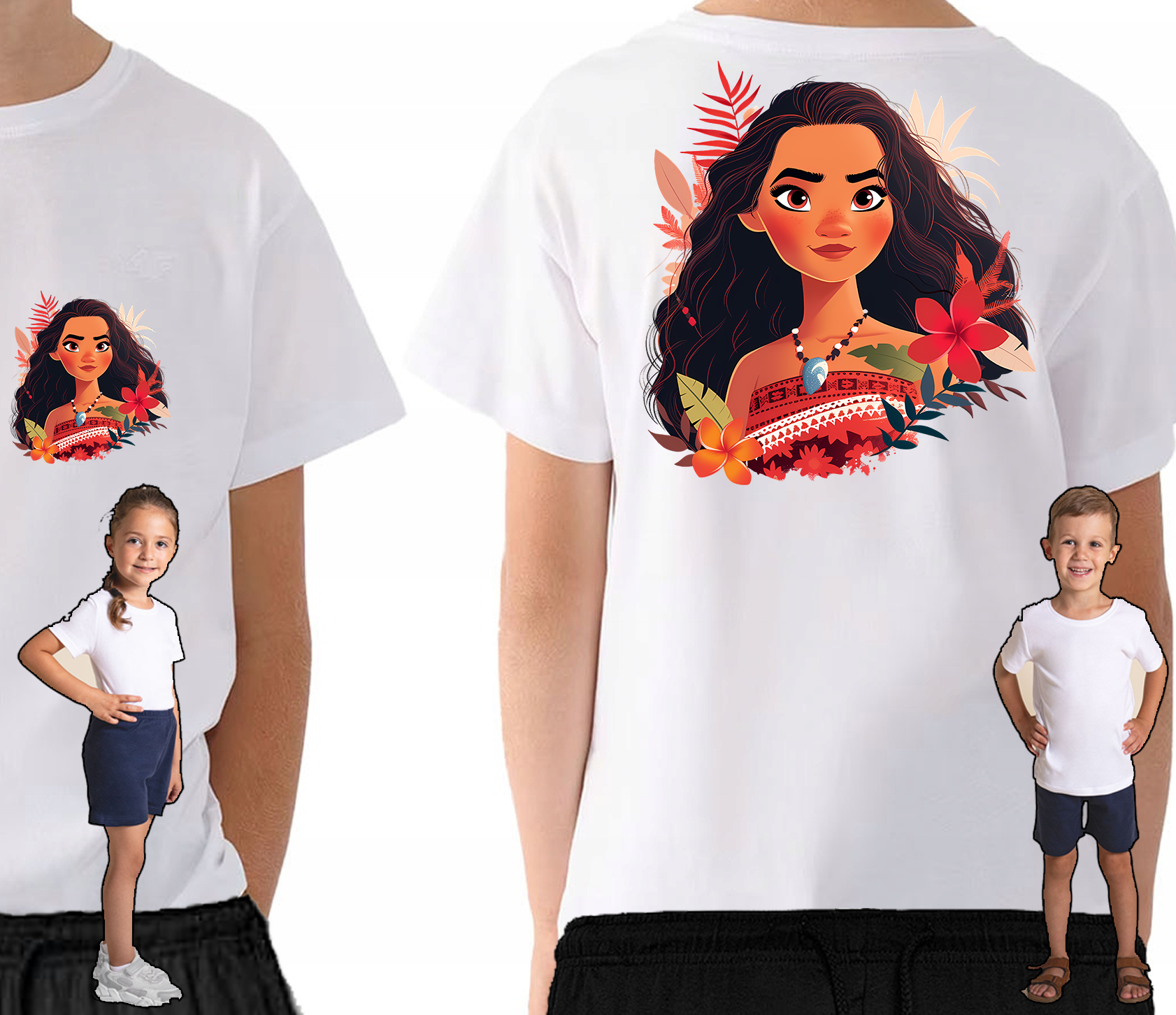 Komplet Sportowy Dziecięcy - Vaiana - Moana