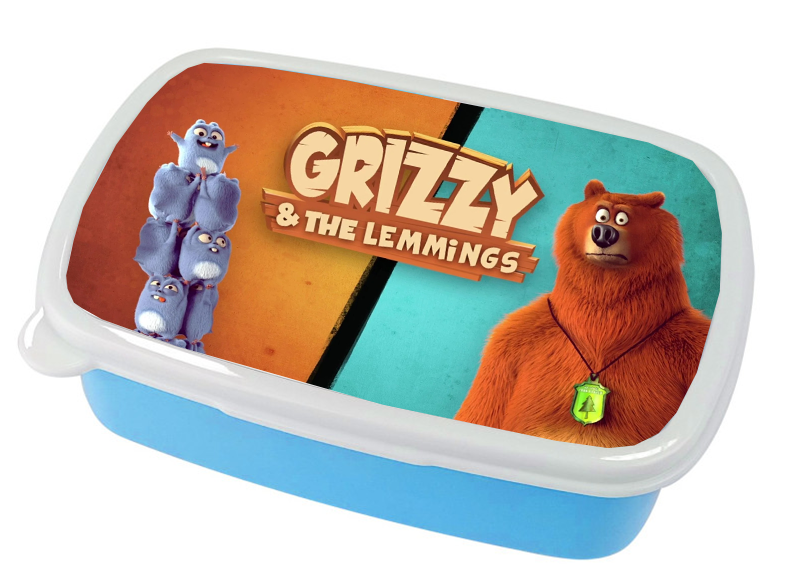 Pojemnik śniadaniowy Grizzy i Lemingi