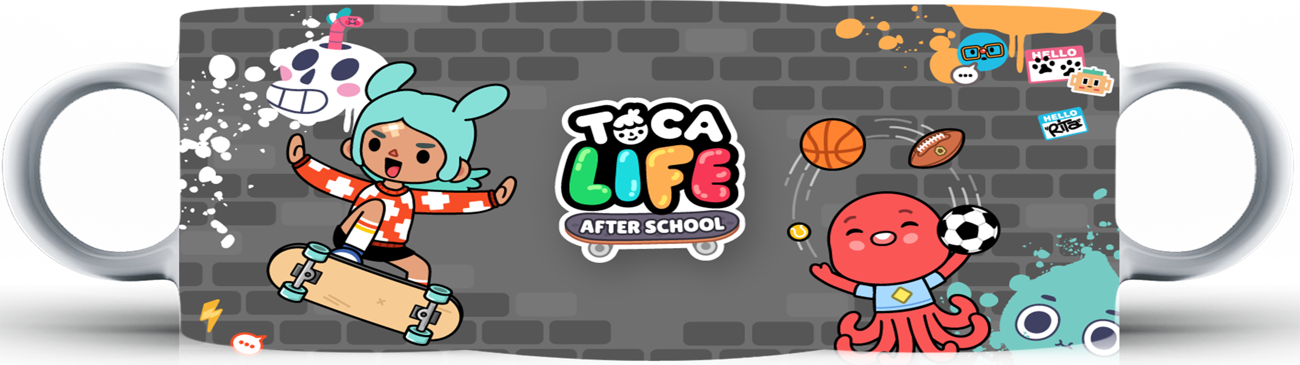 Kubek ceramiczny Toca Life World