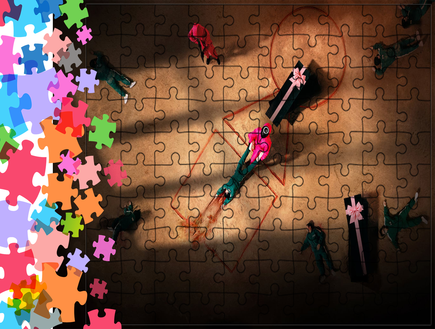 Puzzle tradycyjne - Squid Game