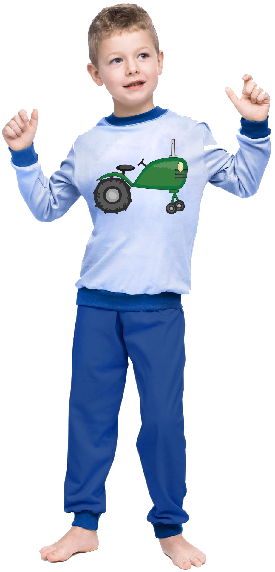 Piżama dziecięca Traktory