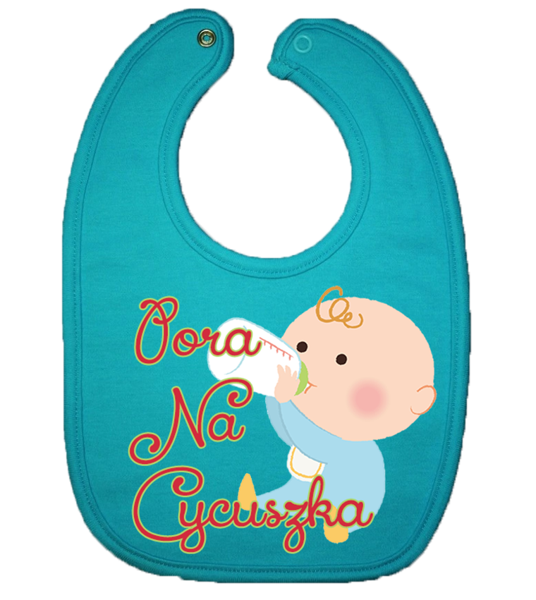 Śliniaczek Bawełniany Pora na Cycuszka