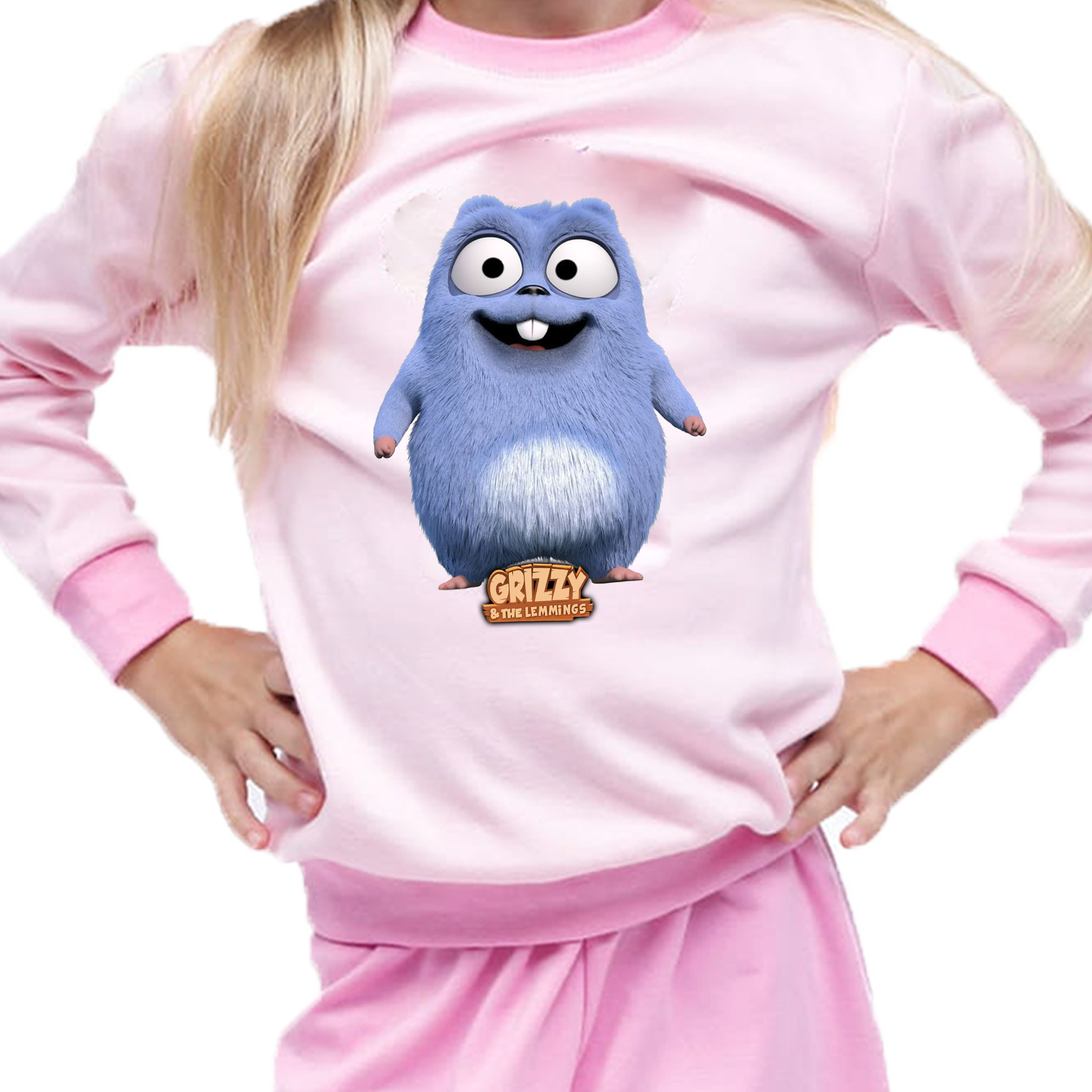 Piżama dziecięca Grizzy i Lemingi