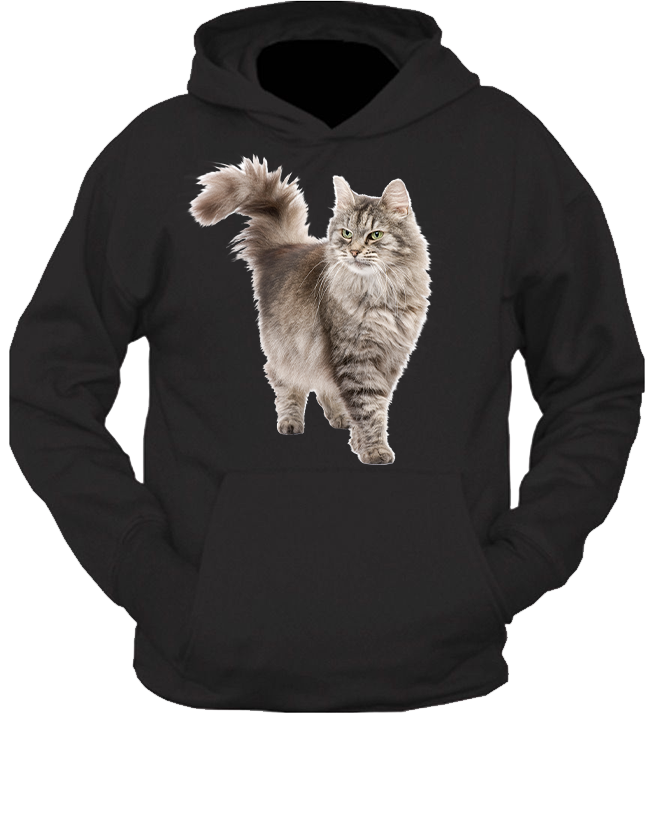 Bluza z kapturem z Kotem