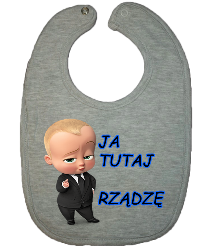 Śliniaczek Bawełniany Ja tu Rządzę!