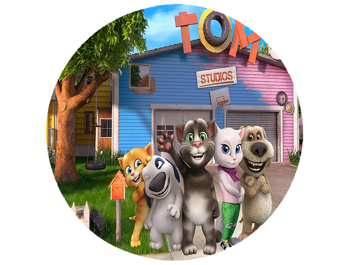 Opłatek na tort Gadający Kot