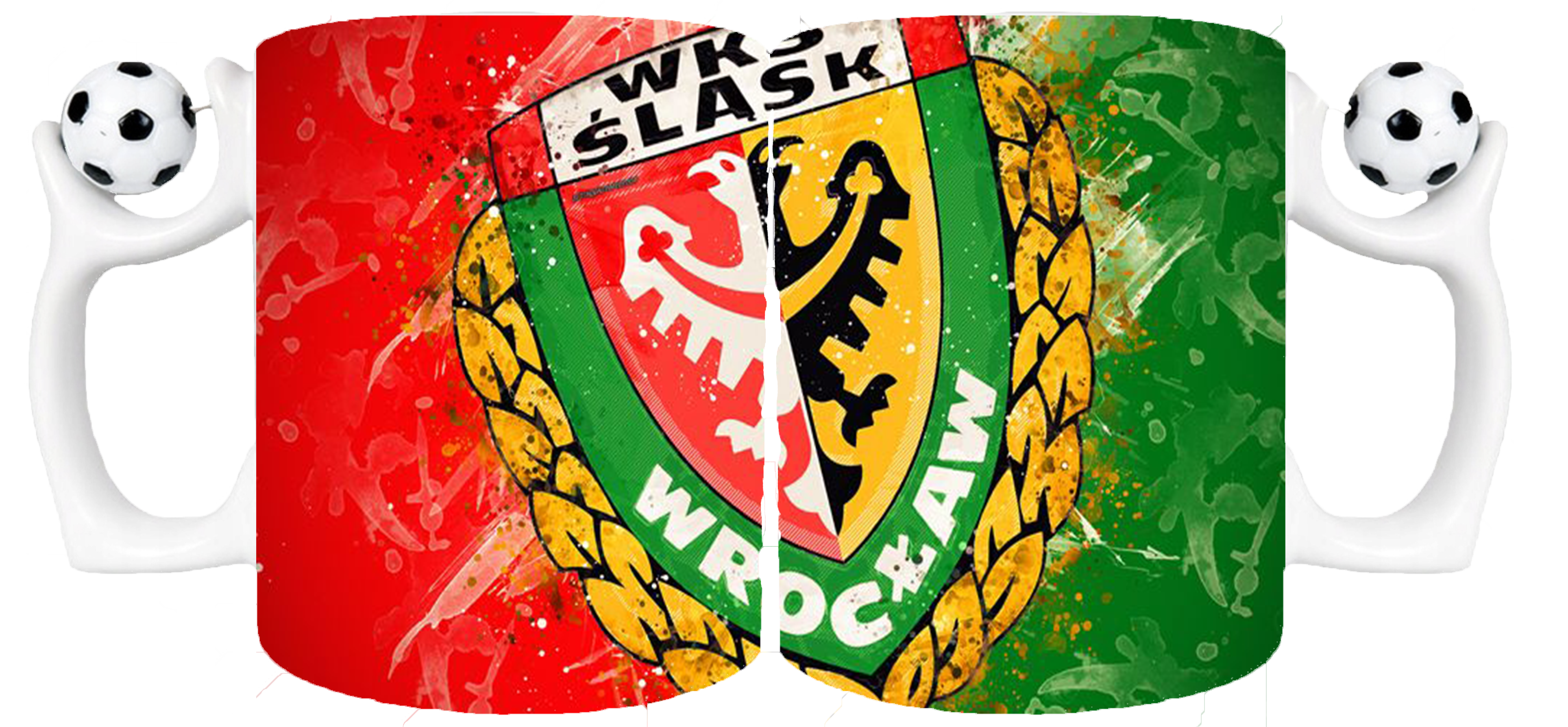 Kubek z piłką dla Fana WKS Śląsk Wrocław