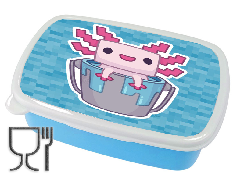 Pojemnik śniadaniowy Axolotl - Minecraft