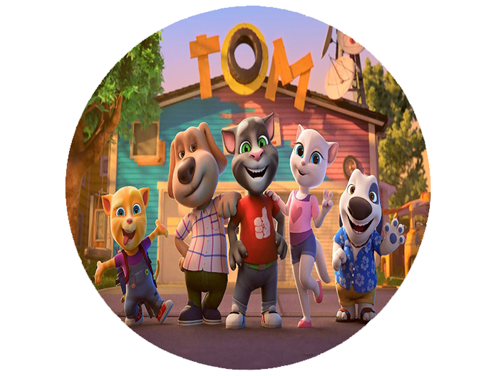 Opłatek na tort Gadający Kot