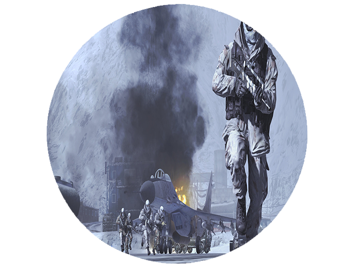 Opłatek na tort Call of Duty