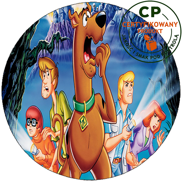 Opłatek na tort - Scoobie Doo