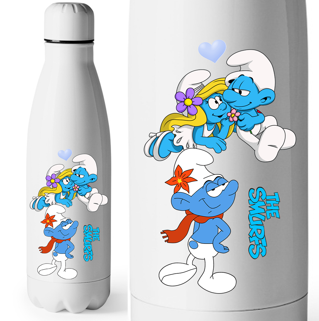 Termos - Butelka Termiczna - Smerfy