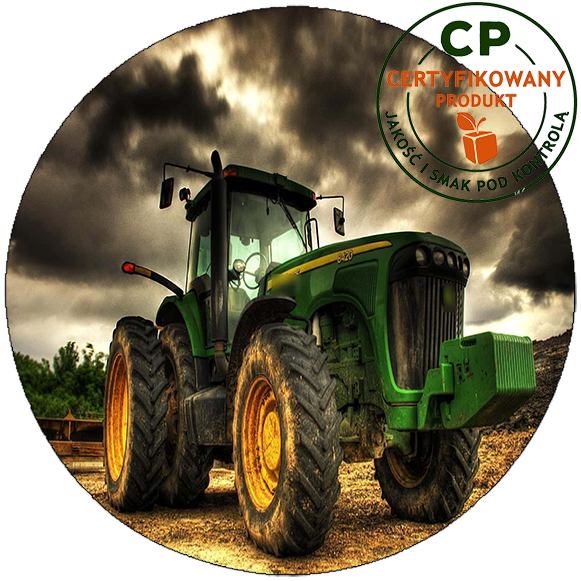 Opłatek na tort Traktor - Ciągnik