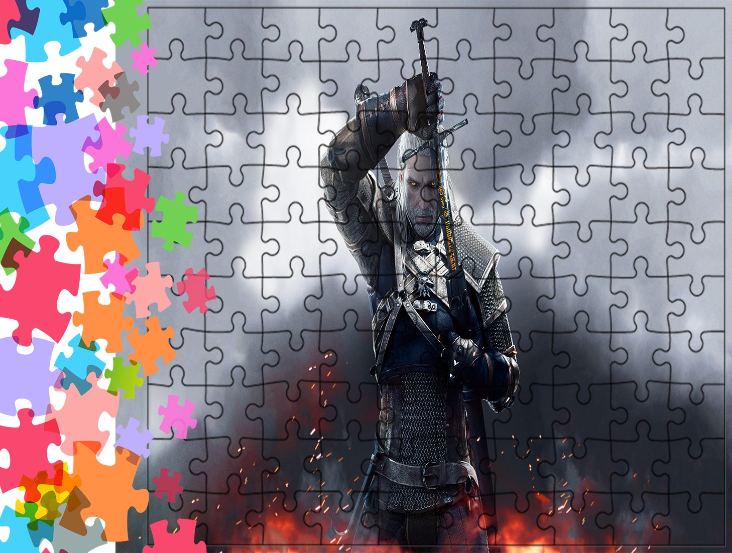 Puzzle tradycyjne Wiedźmin