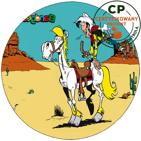 Opłatek na tort Lucky Luke