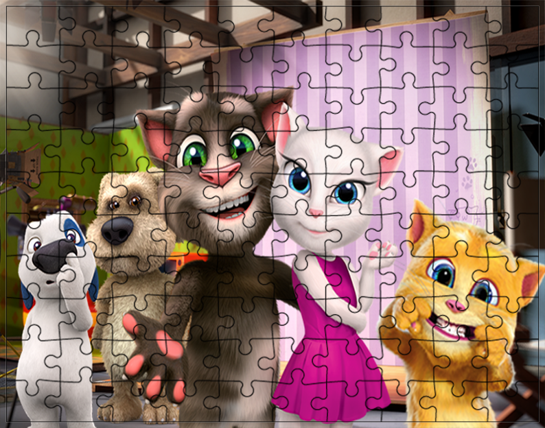 Puzzle Gadający Kot