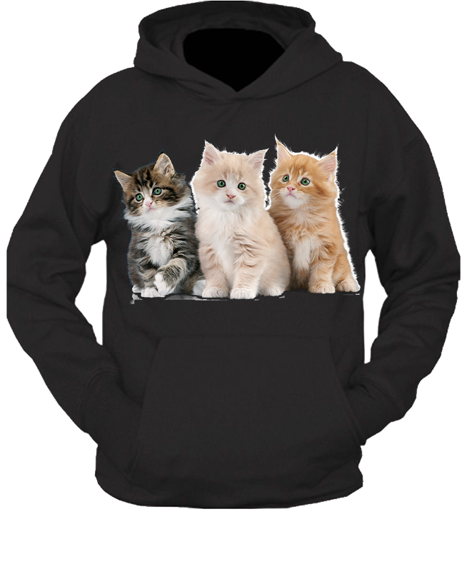 Bluza z kapturem z Kotami