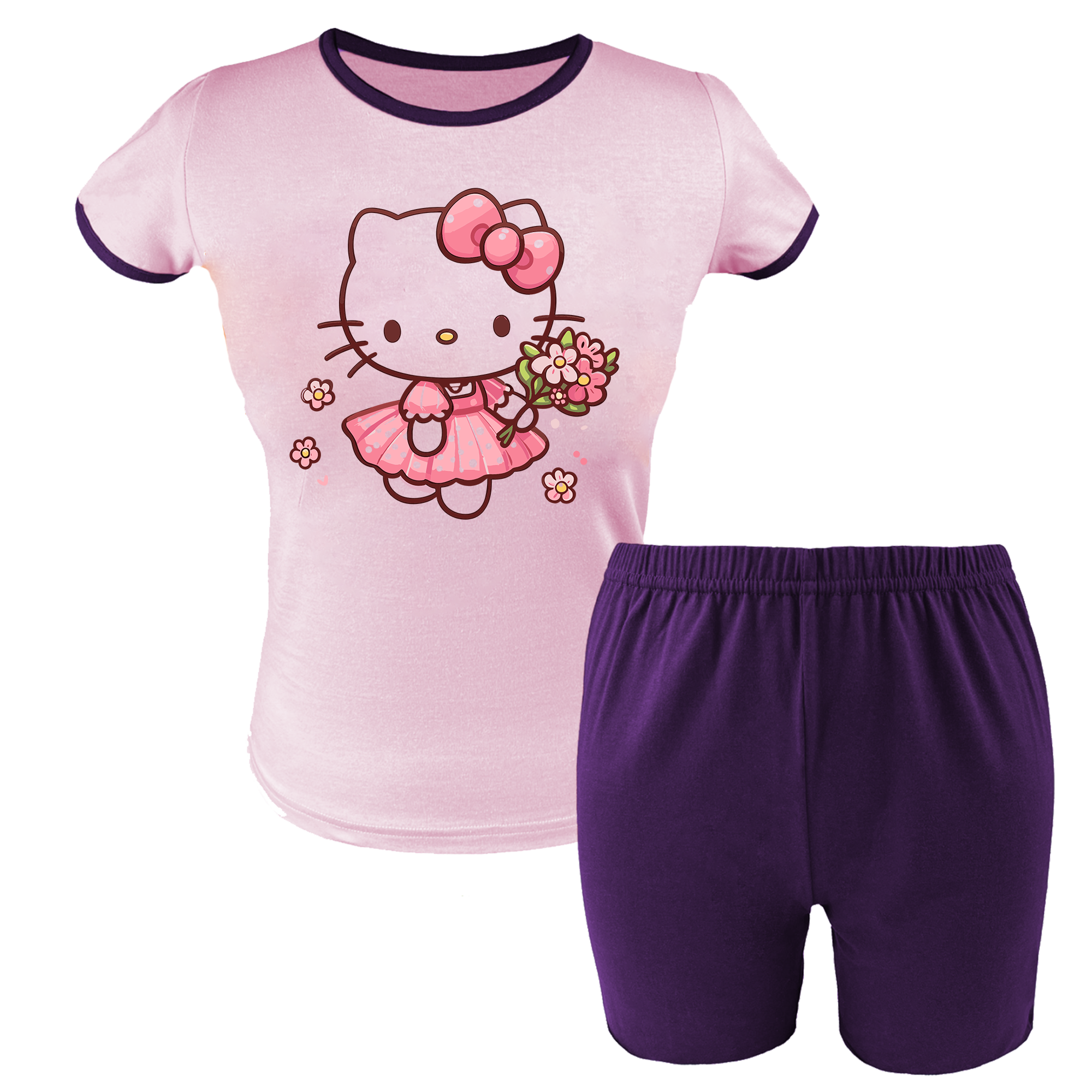 Krótka Piżama dziecięca Hello Kitty