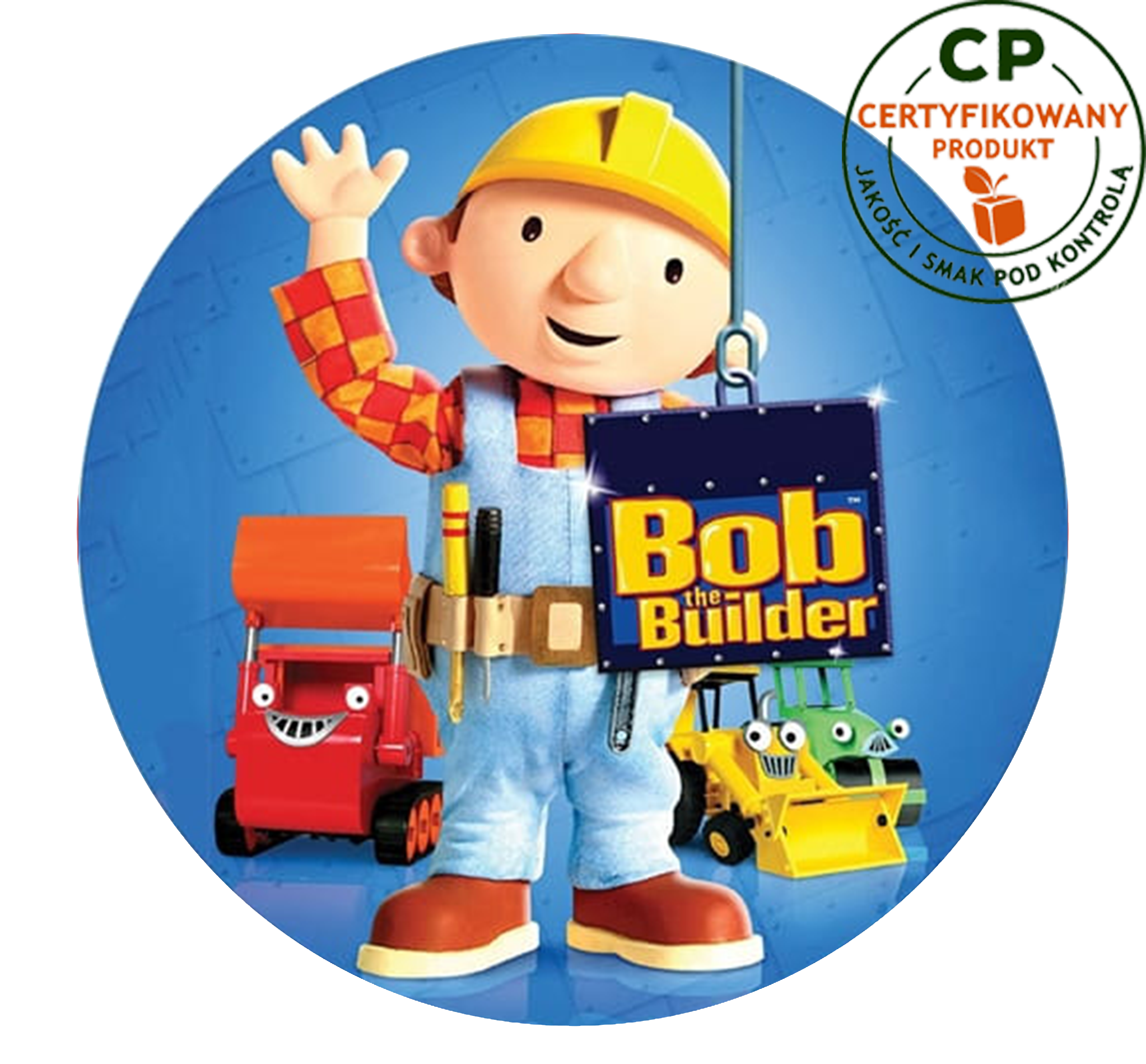 Opłatek na tort Bob Budowniczy