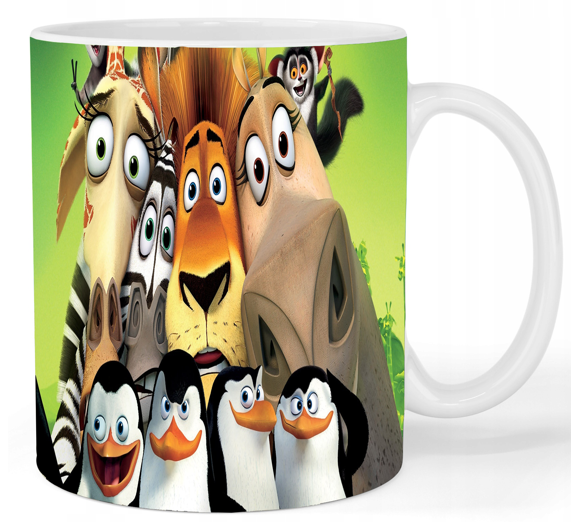 Kubek ceramiczny Pingwiny z Madagaskaru