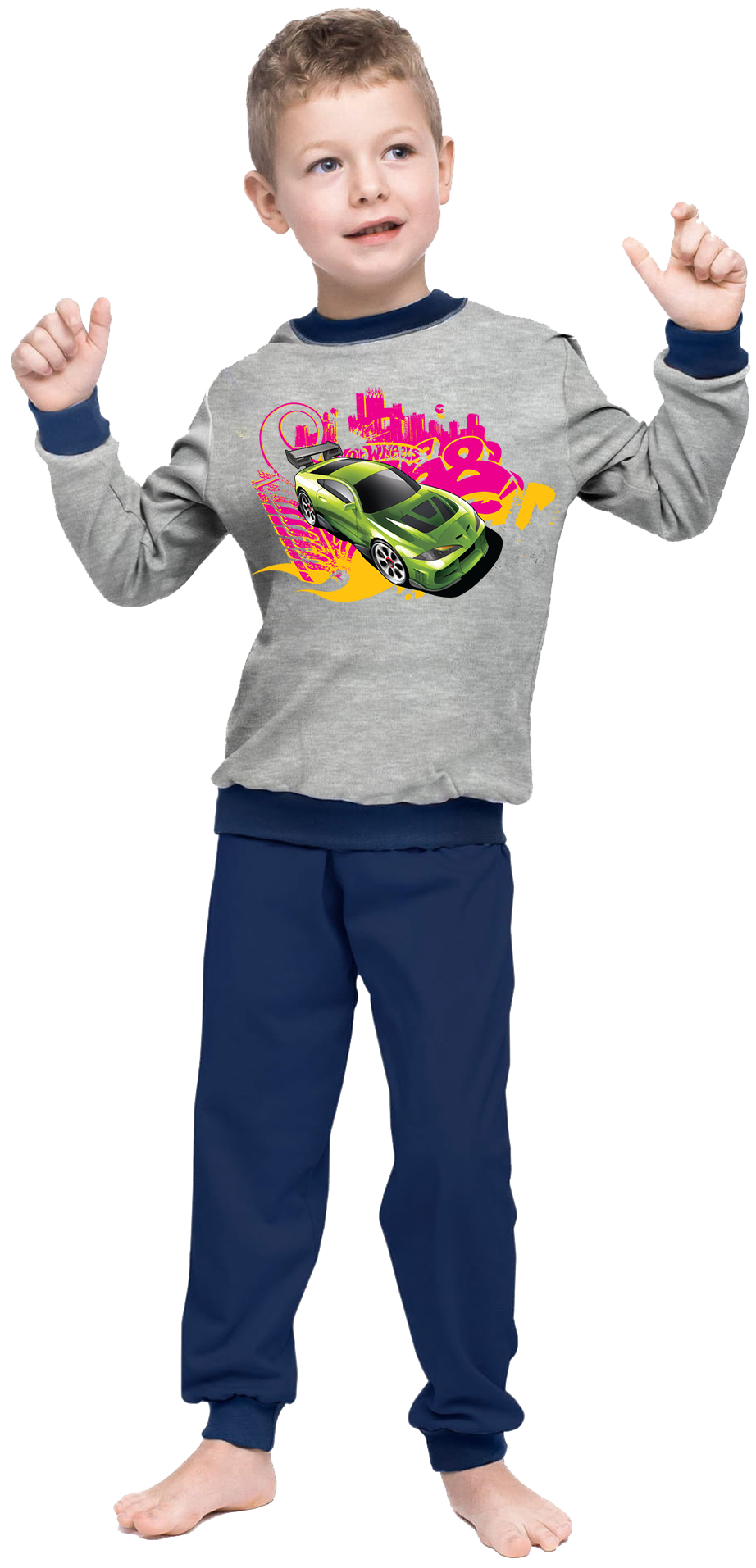 Piżama dziecięca Hot Wheels