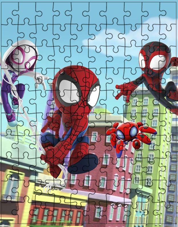 Puzzle Spidey i Przyjaciele